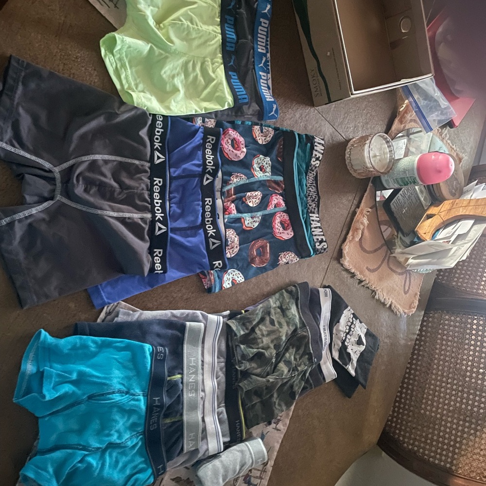 Reebok and Hanes boy’s Boxer Briefs Collection
